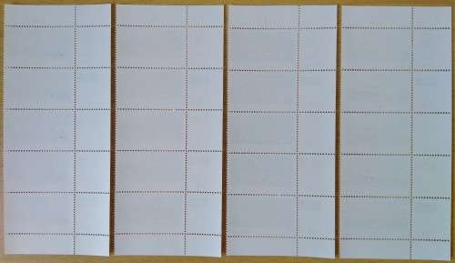 1982-SWA-MNH-Mountains of S.W.A.-Control Blocks-SACC 407-410.