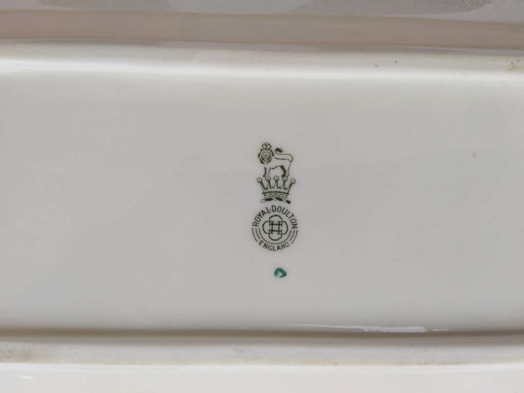 Royal Doulton `Honesty` sandwich plate. Rare pattern from the 1930`s