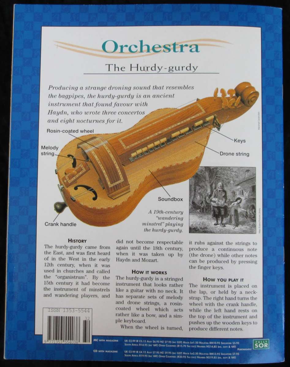 1996-Collectible-The Magical Music Box-No32-Magazine + CD. Pyramid of Khonsoul. Sold As Is.