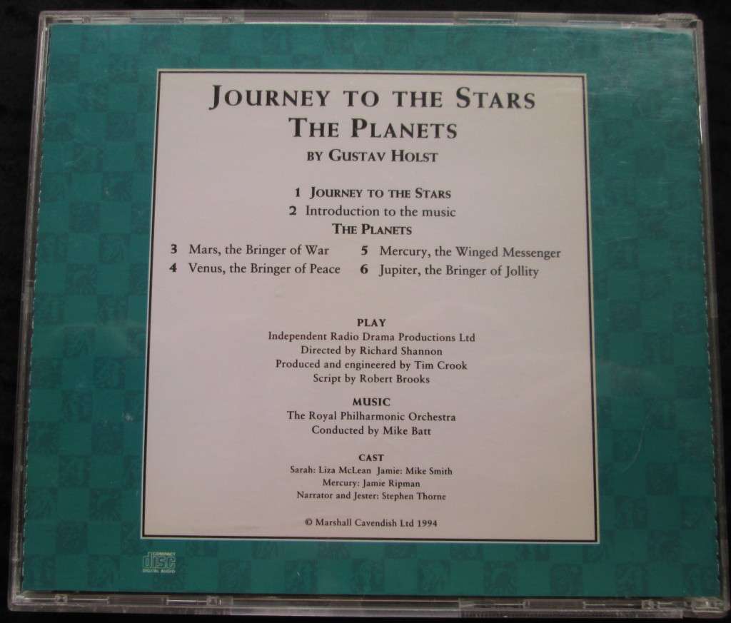 1994-Collectible-The Magical Music Box-No1-Magazine + CD. Journey to The Stars. Sold As Is.