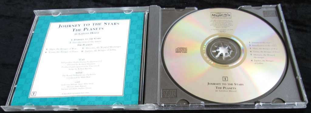 1994-Collectible-The Magical Music Box-No1-Magazine + CD. Journey to The Stars. Sold As Is.