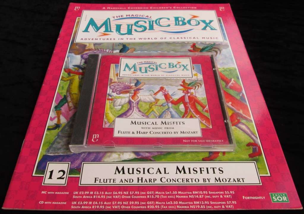 1995-Collectible-The Magical Music Box-No12-Magazine + CD. Musical Misfits. Sold As Is.