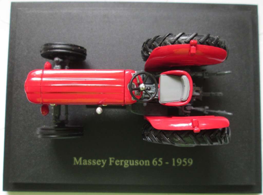 Scale Model-Tractor-Massey Ferguson 65-1959-Red