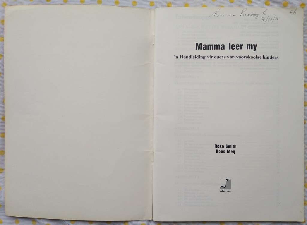 Book-1985-Mamma Leer My/Rosa Smith/Koos Meij/82pages.