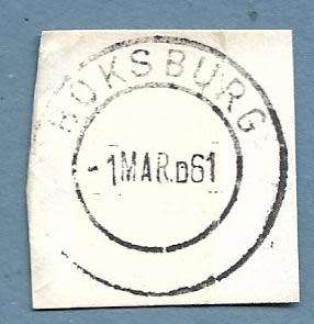 1961-Boksburg Cancel/Postmark/Post Mark