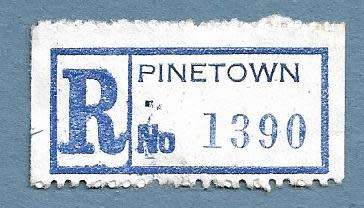 Registration Label-Pinetown -R 1390