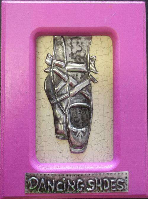 Exclusive one of a Kind - Picture Frame - Pewter ART -  Metal finish - Handmade by Hanli Barnard