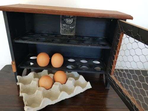 Wood egg holder/storage