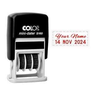 Teacher date stamp, signature rubber stamp