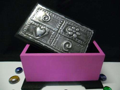 Valentines gift for her  - Handmade Jewel Box  by Hanli Barnard - Pewter