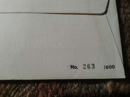 FDC silk issue, 1985, limited edition, No 263 out of 1300 fabricated