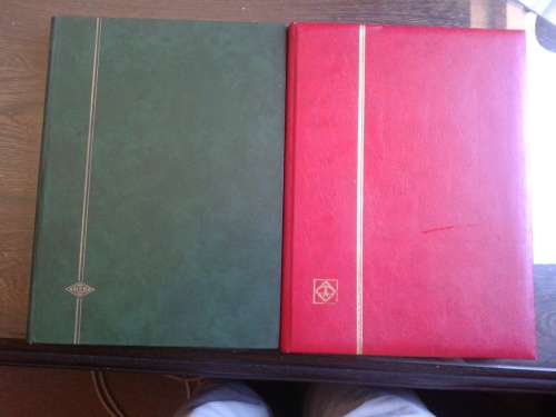 2 German stamp albums in good shape