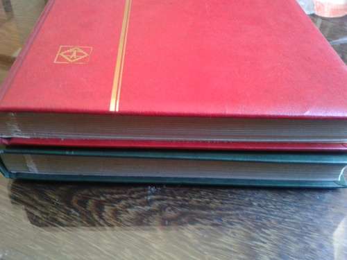 2 German stamp albums in good shape