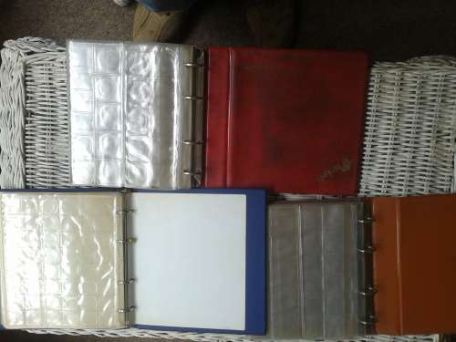 3 coin albums and 1994 British coins evaluator