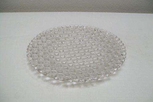 Hand Made Cut Glass Dish