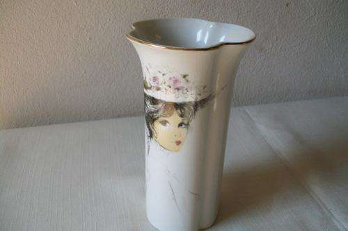 Posy Vase with Image of 1920's Lady