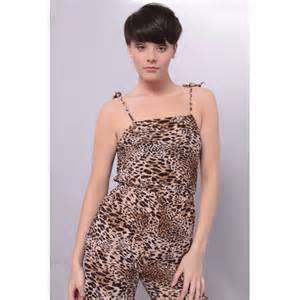 LEOPARD PRINT JUMPSUITS