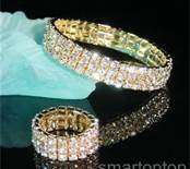 STUNNING  SIMULATED DIAMOND RING