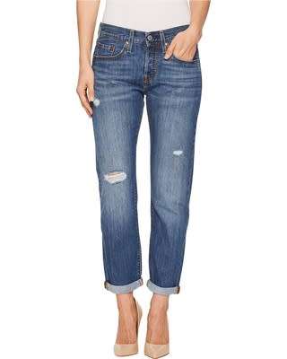 Levi's Ladies Boyfriend Jeans 501 Stretch - W29 L32 to fit waist size 33