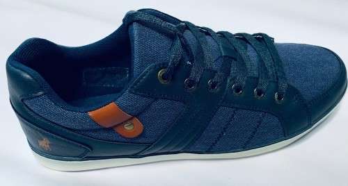 "100% Original" POLO Mens Collar Tab Lace Up Sneakers - Size SA 9