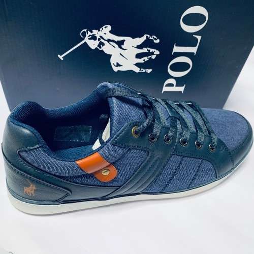 "100% Original" POLO Mens Collar Tab Lace Up Sneakers - Size SA 9