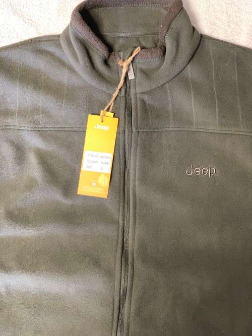 JEEP Men Sleeveless Polar Fleece Jacket - Size XL