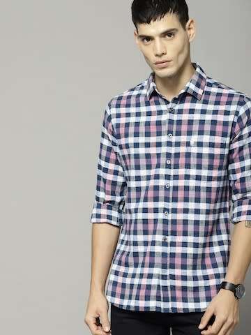 100 Original OLD KHAKI Mens Charles Slim Fit Shirt - Size S