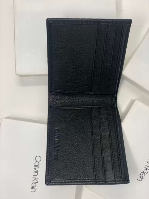 Calvin Klein Mens Wallet - Genuine Leather