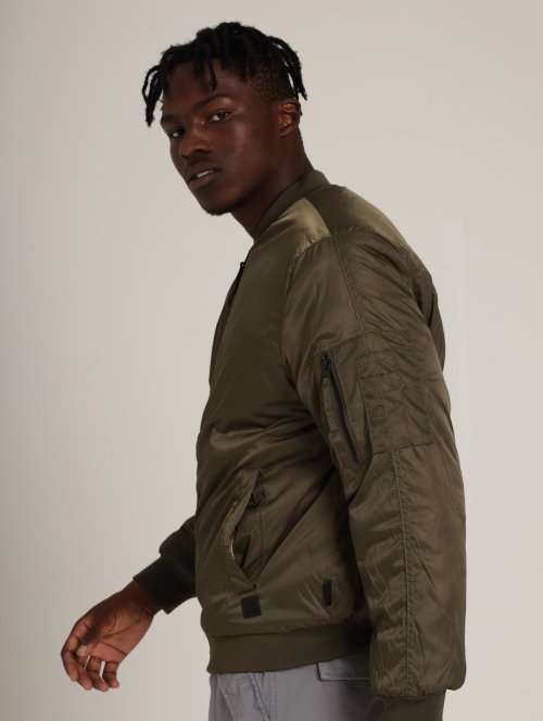 J-Exchange Men`s Bomber  Jacket - Size L