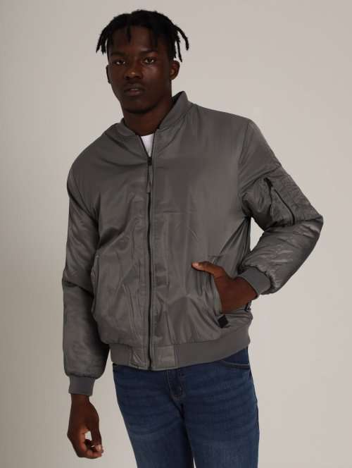 J-Exchange Men`s Bomber  Jacket - Size L