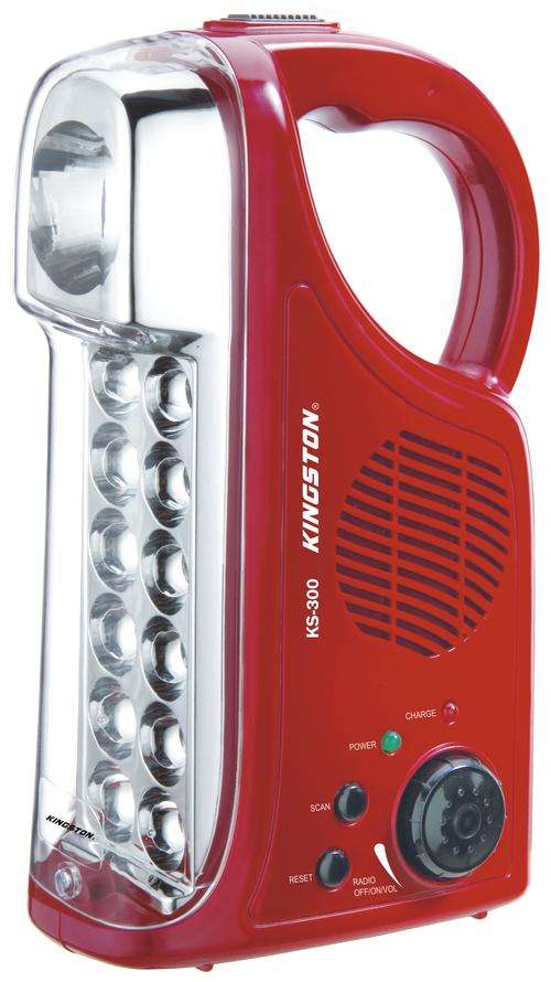 KINGSTON JAPAN KS- 300.Rechargeable LED Lantern With FM