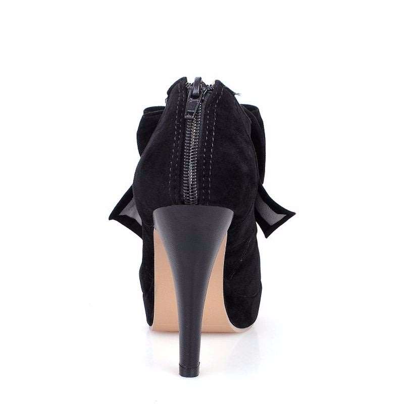 Butterfly Bow Platform High Heels