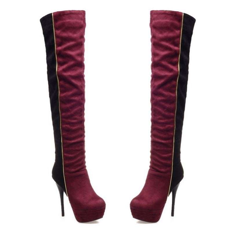 Fashion Over-The-Knee High Heels Boots