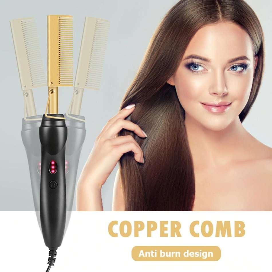 Hot Comb Hair Straightener