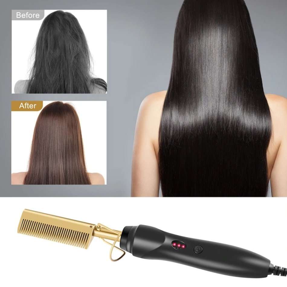 Hot Comb Hair Straightener