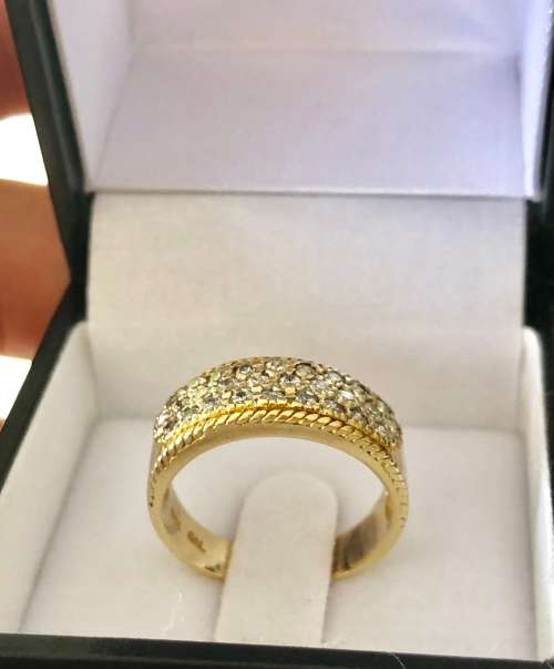 1.12ct Diamond Paved Ring