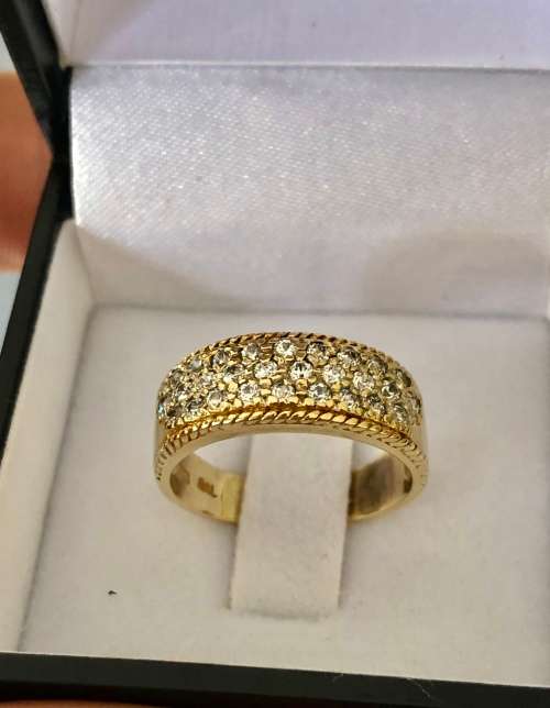 1.12ct Diamond Paved Ring