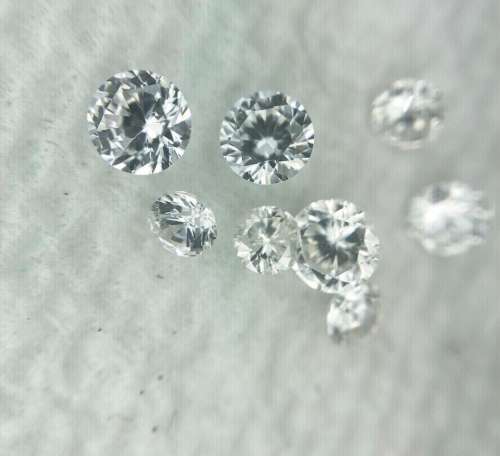 1.75mm ice White Natural Diamonds (bid per stone)