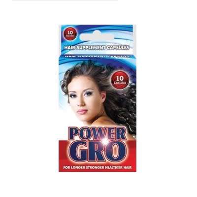 POWER GRO Hair Capsules 10`s EXPIRED STOCK  PRICE REDUCED