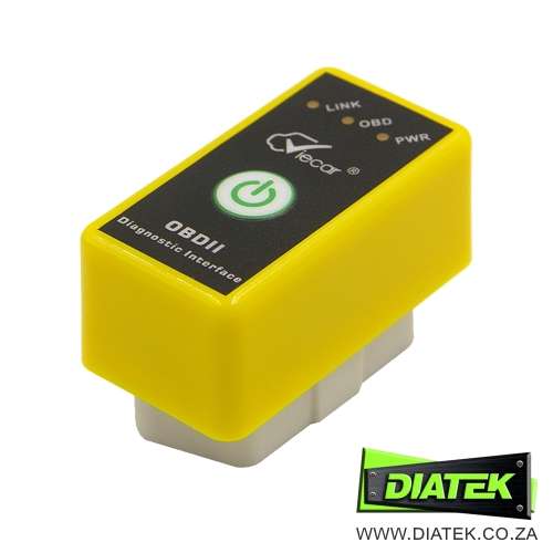 Viecar ELM327 (Yellow) OBD2/OBDII Bluetooth Diagnostic Code Reader with Switch **LOCAL STOCK**
