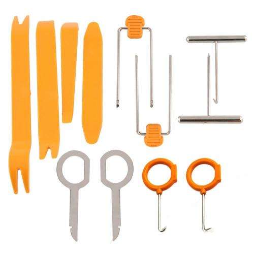 12 Piece Car Panel, Trim, Dash and Radio Removal Pry Tool Kit