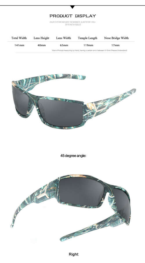 POLARSNOW Camo Polarized Sunglasses For Men Women 2017 Brand Sun Glasses