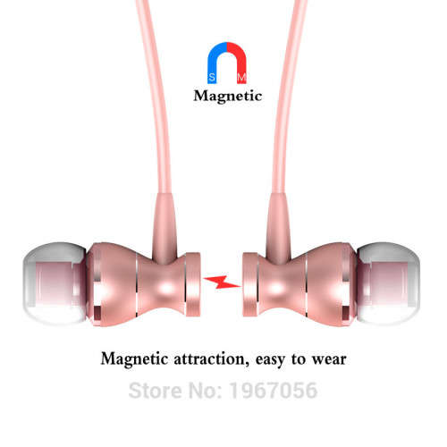 Fonge Magnetic Earphones Headphone Metal Headsets Hot Sale 3.5mm Super Bass Stereo Earbuds With Mic