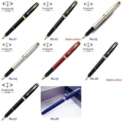 Parker Pen Roller Ball Pen Stationery Black / Gold Clip Parker Sonnet rollerball Pen High Quality W