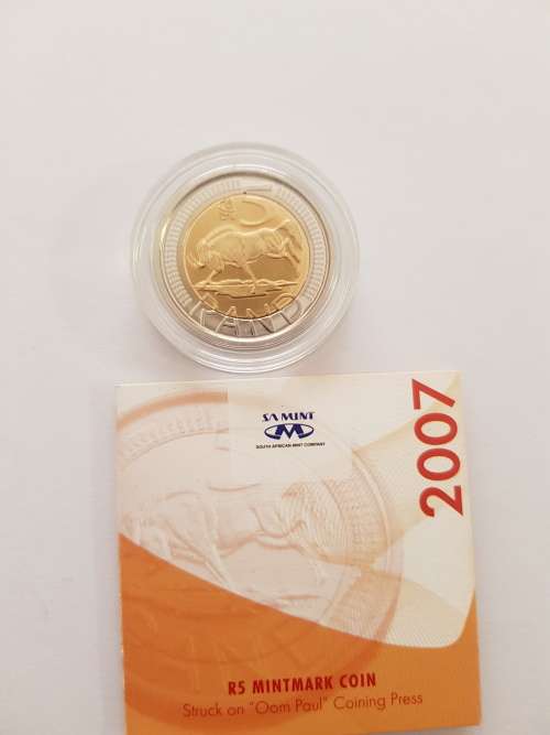 2 proof x 2007 oom paul proof mint marked R5