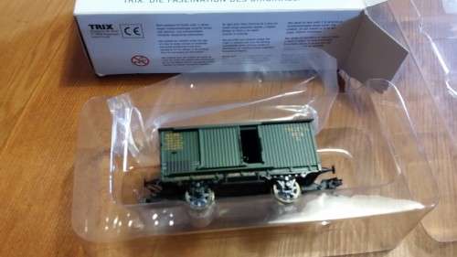 Trix  #24099 - Gedeckte Guterwagen K Bay Sts B, Epoche 1