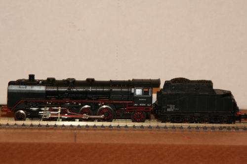 N Guage Minitrix 2-8-2 Steam Locomotive