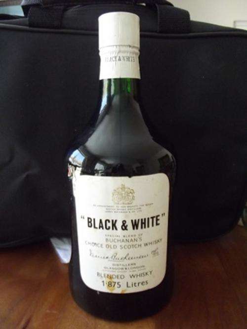 black and white 1.875 litres.collectors item