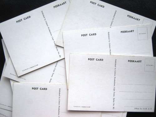CAPE TOWN POSTCARDS - SET OF 15 DIFFERENT POSTCARDS.