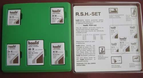 BOX OF HAWID STAMP MOUNTS TO SUIT RSA,SWA AND HOMELAND STAMPS.